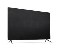 for Dust Cover for 43, 49, 55 Inch Screens, Waterproof Nylon TV Protector with Elastic Fit, Black and Silver Dustproof Shield for Computer Monitors and Televisions(49 inches black)