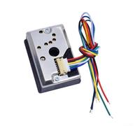 For dust sensor, GP2Y1014AU optical fine dust detector for air quality measurement, PM2.5, smoke detection, analogue voltage signal, 5-7 V, compact design for industrial applications