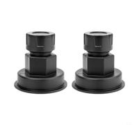 For DXV08S Hose Adaptor Garden Connection Black ABS 2 Pack