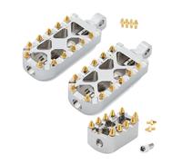 For Dyna Sportster 883 StreetBob FXDF Bobber Foot Pegs Footrest Gear Shift Brake Pedals Toe Shifter Pegs(Chrome)