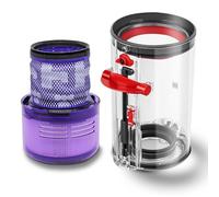 For Dyson V11 Filter Replacement & Bin Replacement Compatible with Dyson V11 Replacement Parts - V11 V15 SV14 SV15 SV22 Vacuum Cleaner Dust Bin Part No. 969509-01 | HEPA Filter Part no. 965443-01