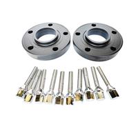 For E26 E28 E34 E36 E38 E60 5x120 72.6 Hub Centric Bore Car Wheel Spacers 12x1.5 Cone Thread 2pcs(20mm black)