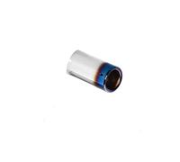 For E30 E36 E46 E90 E91 E92 E93 F30 320i 325i 328i M Power Car Exhaust Pipe Muffler Tip Turbo Sound Whistle Auto Car Styling(1pcs Blue)