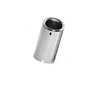 For E30 E36 E46 E90 E91 E92 E93 F30 320i 325i 328i M Power Car Exhaust Pipe Muffler Tip Turbo Sound Whistle Auto Car Styling(1pcs Silver)