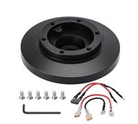 For E36 318 325 328 840 850 E39 M3 Z3 Black Aluminum Steering Wheel Short Quick Release Boss Hub Adapter Kit