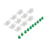 For E36 Exterior Side Moulding Door Bumpstrip Fastener Clips 10PCS White Plastic Replacement Parts Compatible with and M-Series Trim Vehicles