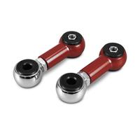 For E46 330i 330ci 325i 325ci 330xi 325xi 328i 328ci 323i 323ci Adjustable Rear Sway Bar Endlink Kit Front Anti Roll Bar Drop(Red)