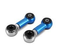 For E46 330i 330ci 325i 325ci 330xi 325xi 328i 328ci 323i 323ci Adjustable Rear Sway Bar Endlink Kit Front Anti Roll Bar Drop(Blue)