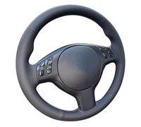 For E46 E39 330i 540i 525i 530i 330Ci 2001-2003 Soft Anti-Slip Leather Car Steering Wheel Cover Car Accessories Auto Accessories Styling(Orange Thread)
