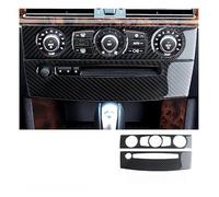 For E60 Accessories 2004-2010 Car Central Console Air Conditioning CD Panel Trim Cover Наклейка На Автомобиль Console Decoration(Color2)