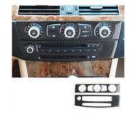 For E60 Accessories 2004-2010 Car Central Console Air Conditioning CD Panel Trim Cover Наклейка На Автомобиль Console Decoration(Color3)