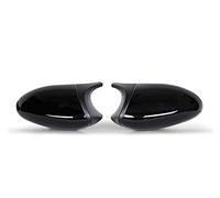 For E81 E82 1 3 Series E87 E88 E90 E91 E92 E93 Side Wing Mirror Cover Cap Rearview Mirror Shell Car Accessories Rearview Mirror Cover Side Wing(ABS black)