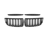 For E90 E91 Pre-Facelift 2005 2006 2007 2008 Car Grille Grill Front Kidney Gloss Black Double Slat Racing Hood Eyelids Front Radiator Grille