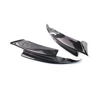 For E92 M3 3 Series 2008-2010 2011 2012 2013 2x Carbon Fiber Style Auto Front Bumper Splitters Lip Spoiler ABS Trim
