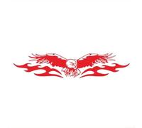 for eagle Vinyl Car Decal Sticker Waterproof PVC for eagle(Red) | Bold red and black designs, for crisp high-res print, dynamic flight and perched for eagle poses