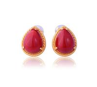 for eardrop simple style jewelry inlaid southern red agate ancient drop earrings women