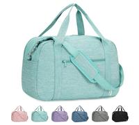 for Easyjet Cabin Bag 45X36X20 Underseat with Laptop Compartment 14 Inch Travel Duffel Bag with Wet Pocket Weekender Overnight Carry on Luggage for Women and Men 25L (Mint Green)