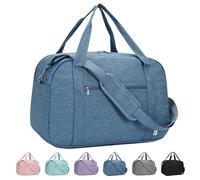 for Easyjet Cabin Bag 45X36X20 Underseat with Laptop Compartment 14 Inch Travel Duffel Bag with Wet Pocket Weekender Overnight Carry on Luggage for Women and Men 25L (Navy Blue)