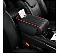 For Eclipse Cross 2018-2024 Car Armrest Cover Premium Nappa Leather Centre Console Cushion with Storage Pockets Anti-Scratch Armrest Pad,C