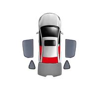For EcoSport BK 2012-2022 Car Sunshade Shield Front Windshield Curtain Rear Side Window Sun Shade Visor Side Window Sunshades(5PCS Rear Train Back)