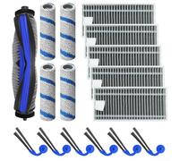 For ECOVACS For DEEBOT X11 OmniCyclone Replacement Accessory Kit With Main Brush,Side Brushes,Roller Mops,HEPA Filters,For X11 Pro/X11 Famille (Annual Sets)