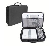 For ECOVACS For Mini & For WINBOT Storage Bag, Portable EVA Organizer, With Handle, Shockproof & Scratchproof, 35 X 25.5 X 8.5 Cm, For Glass Cleaning Robot Accessories(Black)