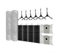 for ecovacs X8 for PRO for omni Replacement Kit - High Performance Filters Side Brushes Roller Mops Dust Bags Accessories