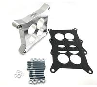 For Edelbrock 1" Ported Carburetor Spacer Adapter board 4BBL Chevy Ford Holley