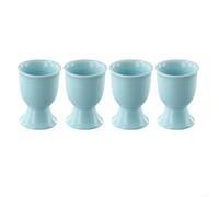 For Egg Cup Holders Set of 4, Made from Ceramic for Boiled For Eggs, Breakfast Tableware, Easy to Store in Cupboard (blue 4pcs)