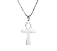 For Egyptian Stainless Steel The Key For Nile Pendant Necklaces Jewelry Gold Color Items Women Man Party Gifts Cross Jewelry (Model 7)