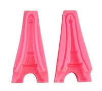 For Eiffel Tower Silicone Casting Mould, 3D Chocolate Fondant Mould for Cakes, Epoxy Resin Cake Moulds, Reusable Craf Silicone Moulds for Resin, Key Ring