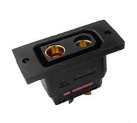 For Electric and Vehicle Battery Connectors, 130 180A QS8P S High Current Charging Board with Male and Female Locking System (black-Female)