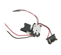 for Electric for Drill Dustproof Speed Control Push Metal Trigger Switch from 21 to 25v Dc 16a for Button for Lithium Plastic Replacement Cordless Rechargeable Part Battery