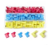 For electrical connectors right angle female crimp type with copper core and nylon insulation, engineered for reliable connections in compact For electrical wiring setups (100pc)