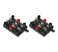 For electrical doublepole closed switches for teaching circuit principles in labs with secure screw terminal connections