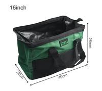 for Electrician Tool Bag 13/14/16/19/20 in Multi-Function Waterproof Oxford Cloth with Reinforced Design and Multi-Pocket Storage for Wrench Socket Organizer On Job Site