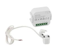 for Energy Ct Clamp 80a WiFi for 240v White Kwh/Voltage/Current DIY with Ac Power Installation Meter Life Tracking App 100()