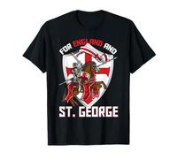 For England and Saint George Knight Dragon Shield UK British T-Shirt