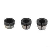 for Engraving Machine Collet Chuck Adapter, 3pcs Set for Various Hole Diameters 6mm, 6 35mm, 8mm