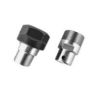 for ER25 Thread Tool Post Engraving Machine Drill Chuck ER Tool Holder Motor Spindle Thread Motor Shaft Drill Chuck(Resend Goods)(C16-ER11 (3-8 24UNF))