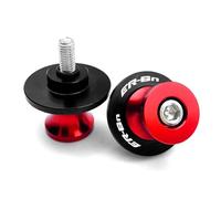 For ER6N 2006-2014 er-6n 2011 2012 2013 2015 2016 2017 Motorcycle Accessories Swingarm Spools M10 Slider Stand Screws-Red