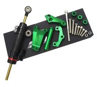 For ER6N 2012 2013 2014 2015 2016 Motorcycles Aluminum Adjustable Steering Stabilize Damper Bracket Mount Kit Scooter Steering Damper(Set 5)