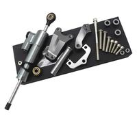 For ER6N 2012-2016 Motorcycles Aluminum Adjustable Steering Stabilize Damper Bracket Mount Kit Scooter Steering Damper(Set 17)