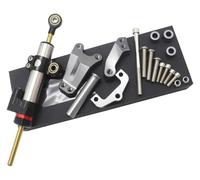 For ER6N 2012-2016 Motorcycles Aluminum Adjustable Steering Stabilize Damper Bracket Mount Kit Scooter Steering Damper(Set 7)