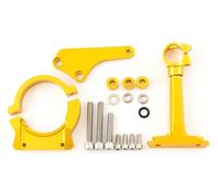 For ER6N ER 6N 2006-2008 Motorcycles Steering Stabilize Damper Bracket Mount Mounting Support Holder Kit Set Scooter Steering Damper(Gold)