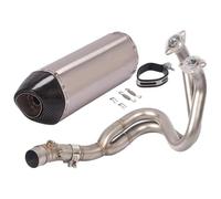 For ER6N For 650 For Ninja 650 Slip On Motorcycle Exhaust Modified Escape Pipe DB Killer Front Mid Link Pipe Motorcycle Exhaust Middle Link(1)