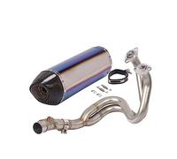 For ER6N For Versys 650 For Ninja 650 Slip On Motorcycle Exhaust Modified Escape Pipe DB Killer Front Mid Link Pipe(7)