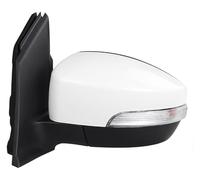 For Escape 2013-2019 Electric Heated Turn Signals Side View Automotive Exterior Mirrors Exterior Mirror Complete(White-Left(Side),8Wires)