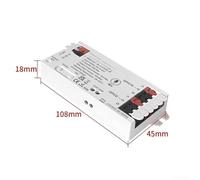 for ESP32 LED Strip Controller with Mic, WiFi-Enabled Dynamic RGB for Sound-Reactive DIY Projects, 5-24V DC, IP20 Rated, Up to 15A(White)