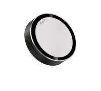 For ESP32-S3 compatible development board with 1.85 inch color touch screen built-in speaker microphone USB-C port CNC aluminum casing and card slot (Black)